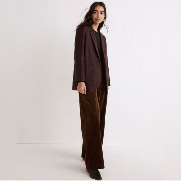 Madewell Larsen Windowpane Size Large. - Picture 3 of 16